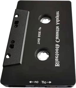 Bluetooth Cassette Adapter - Cassette naar Bluetooth - Muziek Streamen Auto - Plug en Play - 10.2 cm - Zwart — thumbnail 1