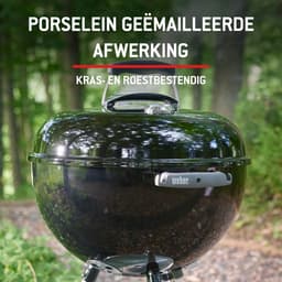 Weber Bar-B Kettle - Ø 47 cm Grillrooster - Houtskoolbarbecue - Zwart - Asopvangschaal - 2 Duurzame weersbestendige wielen - Dekselthermometer - 2 Gereedschapshaken - Kras- en roestbestendig — thumbnail 5