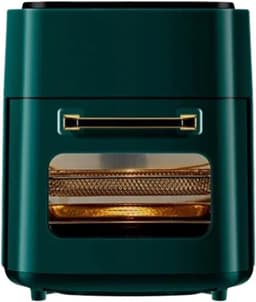 5-in-1 Digitale Airfryer en Oven - 15L - 1400W - Olievrij Bakken - LED-Scherm - Voor Gezinnen & Studenten - groen — thumbnail 1