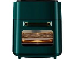 5-in-1 Digitale Airfryer en Oven - 15L - 1400W - Olievrij Bakken - LED-Scherm - Voor Gezinnen & Studenten - groen