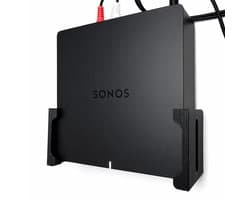 Sonos Port muurbeugel / wall mount bracket – stevige wandhouder voor Sonos Port – ruimtebesparende audio oplossing – strak design – eenvoudige montage – zwart