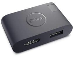 Dell DA20 - USB-C Multiport Adapter - 2-in-1 USB-C adapter - HDMI, en USB-A hub