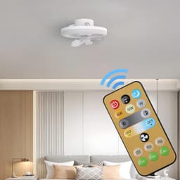 Afstandsbediening Plafondventilator - Ventilator Bediening - Comfort Verhogend - Draadloze Bediening - 8 x 4 x 1 cm - Wit — thumbnail 2