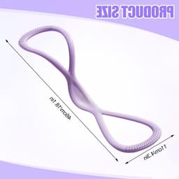 Weerstandsbanden voor Krachttraining, Fitness en Flexibiliteit - 8-vormige Yoga Trekkoorden voor Schouderoefeningen en Spieropbouw — thumbnail 5