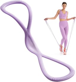Weerstandsbanden voor Krachttraining, Fitness en Flexibiliteit - 8-vormige Yoga Trekkoorden voor Schouderoefeningen en Spieropbouw — thumbnail 1