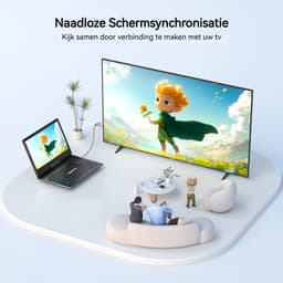 POFOTO 15.7" draagbare dvd-speler - met 14" groot HD-scherm - 6 uur oplaadbare batterij - ondersteuning voor USB/SD-kaart/Sync TV en meerdere schijfformaten - luidspreker met hoog volume - zwart — thumbnail 3