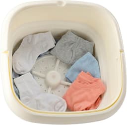 Opvouwbare reiswasmachine, draagbare miniwasmachine voor op de camping, centrifugefunctie 33x35x39 cm 18l — thumbnail 3