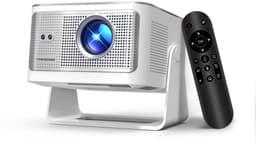 Jently projector - beamer - draagbaar - projector scherm - 4K HD 1080P - luidsprekers - cinema view — thumbnail 1