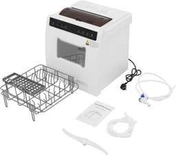 Mini Vaatwasser - Compacte Afwasser - Keuken Reinigen - Intelligent Touch Control - 45 x 40 x 40 cm - Wit — thumbnail 5