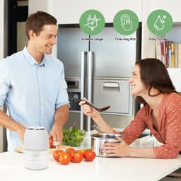 Keukenmachine - Compacte Hulp - Eten Bereiden - Krachtige Motor - 1.5 Liter - Zwart — thumbnail 4