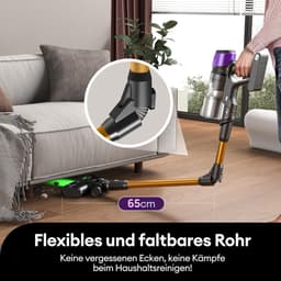 Steelstofzuiger - Draadloze Bezemer - Huis Reinigen - GreenEye Technologie - 60 Min Looptijd - Champagne Paars — thumbnail 5
