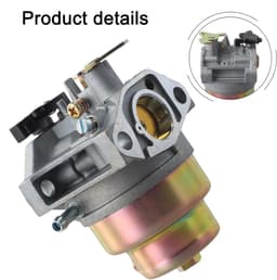 Reserve Carburateur - Motoronderdeel Grasmaaier - Motoronderhoud Gazon - Verbetert Brandstofverbruik - 5x5x2 CM - Zilverkleurig — thumbnail 2