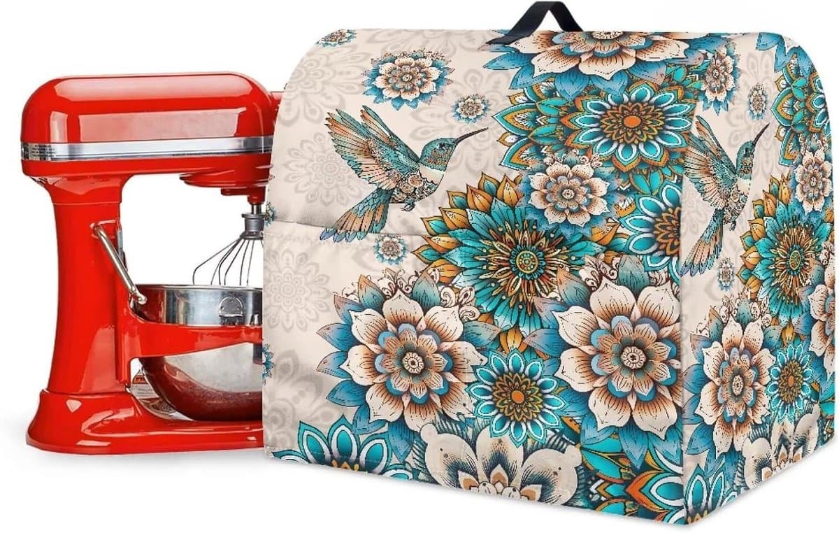 Mixerhoes - Apparaathoes - Keuken Organisatie - Met Voorvakken - Voor 6-8 Liter - Boho Mandala — afbeelding 1