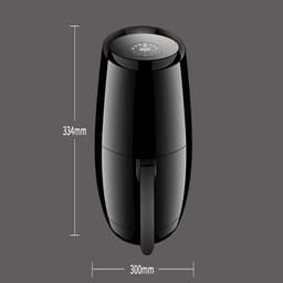 Heteluchtfriteuse - Smart Fryer - Gezond Frituren - Olievrij Bakken - 5.2 Liter - Zwart — thumbnail 5