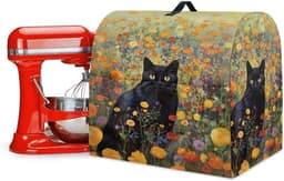 Mixerhoes Keuken - Apparaat Beschermhoes - Keuken Organisatie - Met Opbergvakken - 37 x 27.5 x 38 cm - Bloemenprint — thumbnail 1