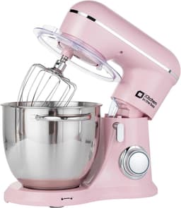Keukenmachine - Mixer Deegmachine - Thuis Bakken - 1300W Motor - 6 Liter Kom - Roze — thumbnail 1