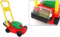 QIN® Grasmaaier Speelgoed - Kruiwagen Speelgoed - Grasmaaier Kinderen - meerkleurig- 55cm x 28cm x 50cm — thumbnail 2