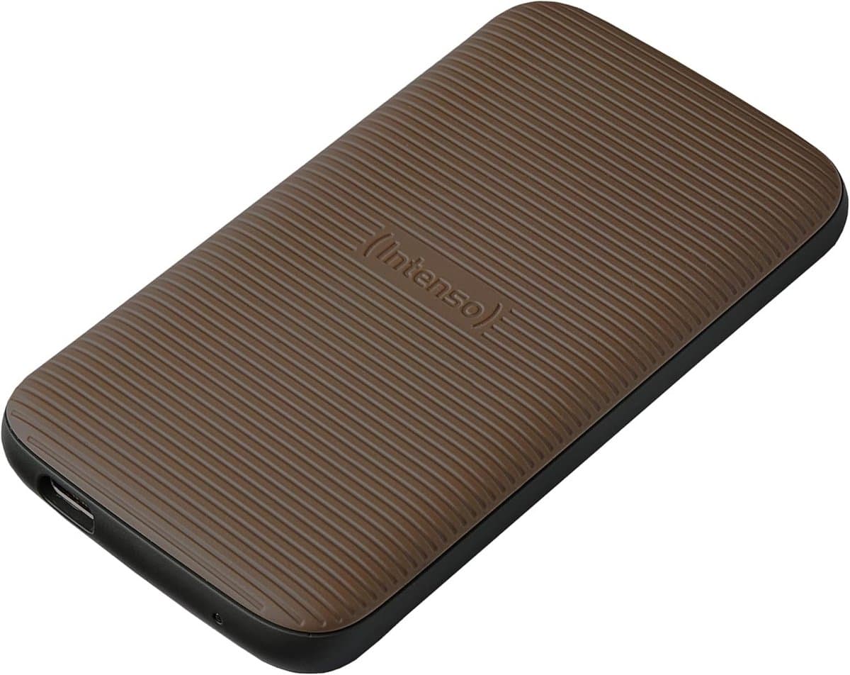 Externe SSD - Draagbare Opslag - Snelle Data Transfer - Super Speed USB 3.2 - 500 GB - Bruin — afbeelding 1
