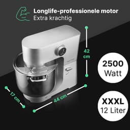 ProfiCook KM 1254 - Keukenmachine XXL - 12liter - 8 KG — thumbnail 5