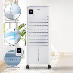 PRIMO PR582AC 3-in-1 Mobiele Aircooler - Luchtkoeler, Ventilator & Luchtbevochtiger - Watergekoelde Luchtcirculatie - 7L - Wit — thumbnail 3
