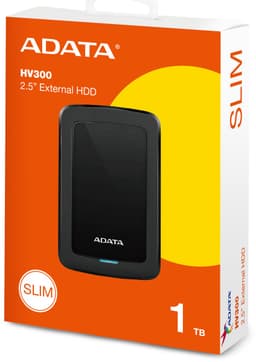 ADATA HV300 Externe Harde Schijf 1TB - Zwart — thumbnail 2