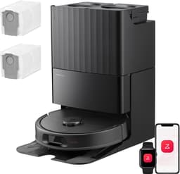 Roborock Qrevo S Pro Set-Robotstofzuiger–Alles-in-één multifunctioneel dockingstation–18500 Pa zuigkracht–Antiklitsysteem-Reactive Tech Obstakelvermijding-Intensieve tapijtreiniging 10 mm Dweilverhoging–Twee roterende dweilpads–Roborock app controle — thumbnail 1