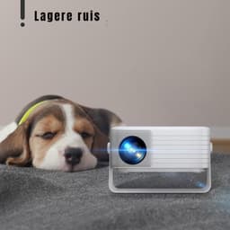 RUX® Mini beamers - Projector - Mini beamer - Wit - 14cm x 11cm x 6cm — thumbnail 3