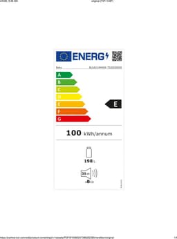 Beko BLSA210M4SN-1 Inbouwkoelkast 121,5cm + 3 Jaar Gratis Extra Garantie — thumbnail 2