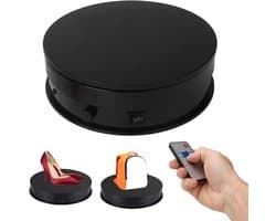 360 Graden Elektrische Draaischijf, 5.9 Inch Rotatie Stand met Afstandsbediening voor Fotografie en Presentaties