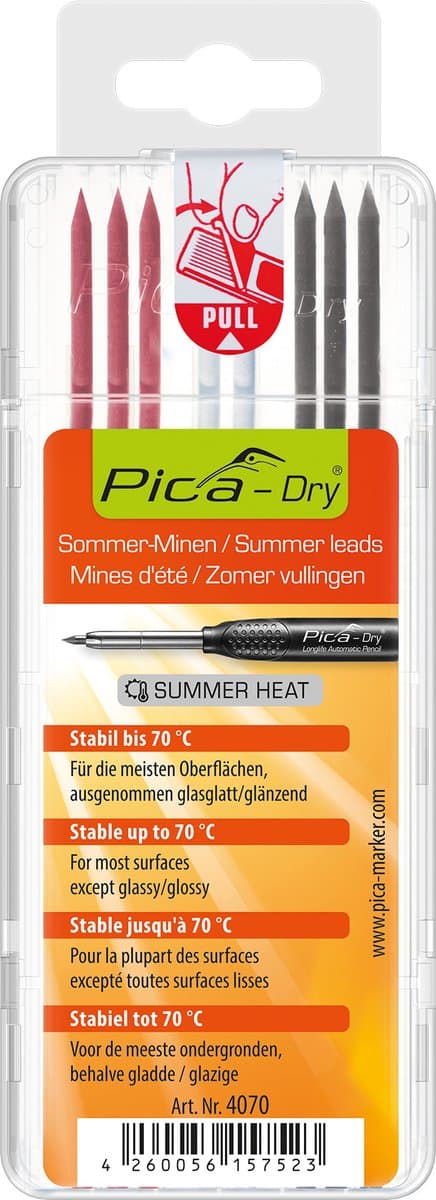 Pica 4070 Dry navulling t.b.v. Pica Dry 3030 Markeerpotlood — afbeelding 1