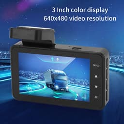 Dailygoods - Dailygoody - Dash Cam - Autorijdende Recorder - 3 Inch Display - Bewegingsdetectie - Nachtzicht - Geschikt voor Parkeren - Compact — thumbnail 5
