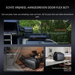 Cybertake S2 Pro draagbare Aircooler- Mobiele Airco -Tentairco met 5100 BTU koelvermogen en 6100 BTU verwarmingsvermogen -amping Airco 12V 24V 48V - Stil ≤55dB-voor caravan, camper, tent, vrachtwagen en thuis — thumbnail 7