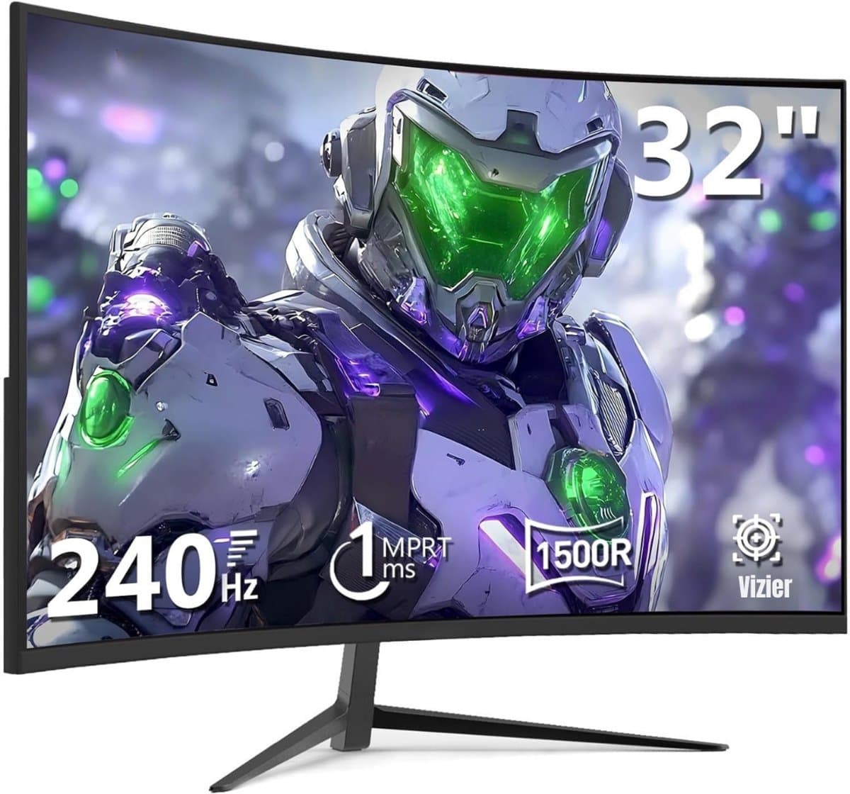 Zyrex® Gaming Monitor 240hz - Gaming Monitor -Zwart - ‎‎18cm x 71cm x 59cm — afbeelding 1