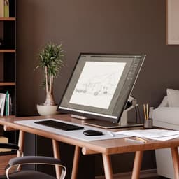 Alogic Clarity Fold Touch 32 monitor (UHD 4K) – 10-punts multitouch – Resolutie van 3840x2160 – Compatibel met Windows, macOS - Grijs — thumbnail 5