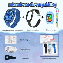 Vashoy T53-Kinderhorloge-Nieuwe smartwatches voor kinderen met GPS-videogesprek-SOS-Leermodus-App om te downloaden-Cadeaus voor kinderen van 5 tot 16 jaar — thumbnail 3