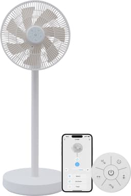 Evolar Smart Ventilator Staand - 30W - Statiefventilator - Ambient Light - WiFi - App & Afstandsbediening - EVO-SF30WW — thumbnail 1