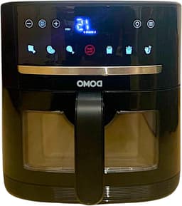 Heteluchtfriteuse - Airfryer - Gezond Koken - 6 Programma's - 4 Liter - Zwart — thumbnail 1