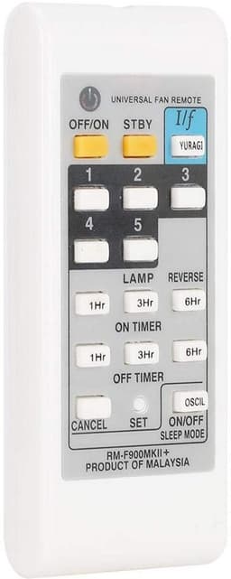 Dailygoody - Universele Elektrische Ventilator - Afstandsbediening - Wit - Vervanging - 1 stuk — thumbnail 2
