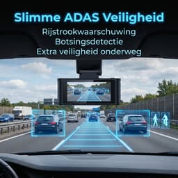 SyncGear 4K Dashcam Inclusief SD Kaart - Nieuw 2026 - Met 2K Achter Camera - Wifi & GPS - Ingebouwde ADAS - WDR — thumbnail 4
