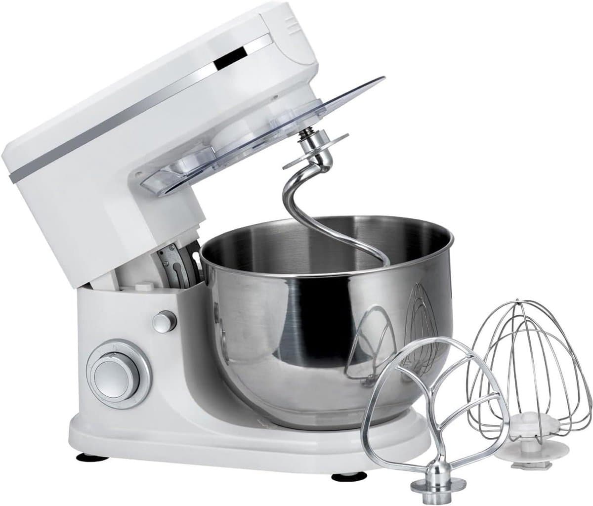 Keukenmixer - Deegmixer Planetaire - Brood Bakken - Planetaire Mengwerking - 5L - Wit — afbeelding 1