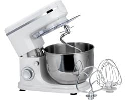 Keukenmixer - Deegmixer Planetaire - Brood Bakken - Planetaire Mengwerking - 5L - Wit
