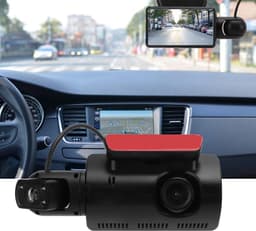 SPHProducts - mini dashcam - voor- en achtercamera - 170° kijkhoek - 3 inch display - nachtzichtfunctie - loop recording - HD kwaliteit - geschikt voor... — thumbnail 5
