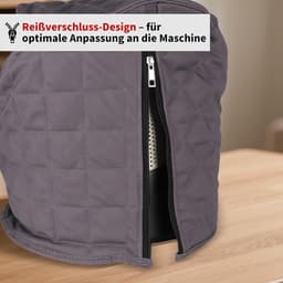 Keukenmachinehoes - Apparaatbeschermer - Apparaat Beschermen - Op maat Gemaakt - 26 x 35 x 45 cm - Grijs — thumbnail 3