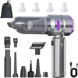 Draagbare Kruimeldief - Auto Stofzuiger - Snelle Reiniging - Krachtige Zuigkracht - 500 ml - Paars — thumbnail 2