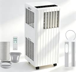 Mobiele Airco - Airco Ventilator - Ruimte Koelen - 3-in-1 Functionaliteit - 15 m² - Wit — thumbnail 1