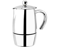BRA Magna Coffee Maker, Stainless Steel 18/10, 4 Cups