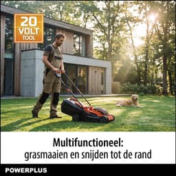 Powerplus - Dual Power Garden - POWDPG75563 - 20 V - Borstelloos - Grasmaaier borstelloos - 20V Ø 320mm - excl. batterij en lader — thumbnail 4