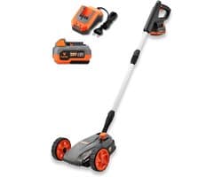 Florixa® Grasmaaier Accu - Grasmaaier Elektrisch - Grasmaaier Benzine - Grasmaaier Benzine Zelftrekkend - Grijs/Oranje/Zwart - 55cm x 40cm x 20cm; 6 kg