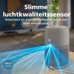 Philips PureProtect 900 Series - Luchtreiniger - CADR 250m3/u - Ruimtes tot 65m2 - 2 laags HEPA filtratie - Stille Reiniging - Compact - Beige - AC0921/14 — thumbnail 8