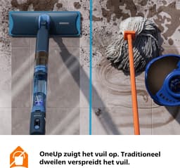 Philips OneUp Elektrische Dweil 5000 series XV5113/01 - Dweilsysteem - Vloerreiniger - Vuil water opzuigen - 2 standen - 70min dweilen - Geen emmer nodig — thumbnail 3